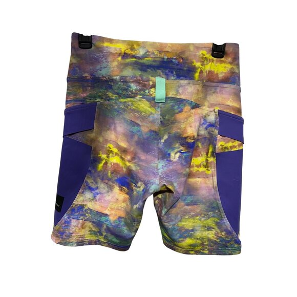 Lululemon Multicolored Women’s Hiking Shorts W/ Pockets & Drawstring Waist - Picture 2 of 10